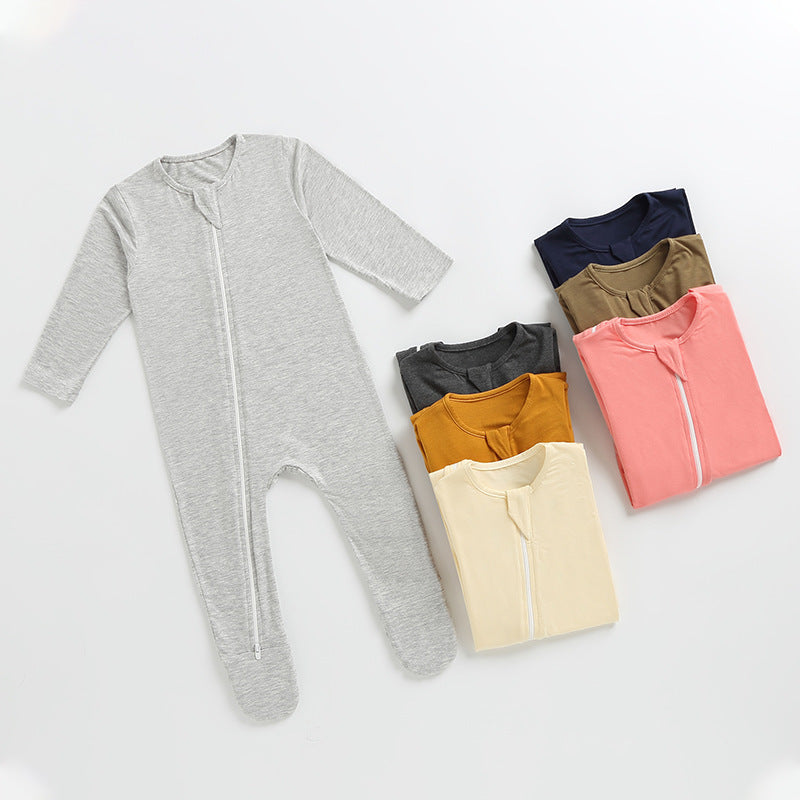 Breathable Baby Bamboo Fiber Romper