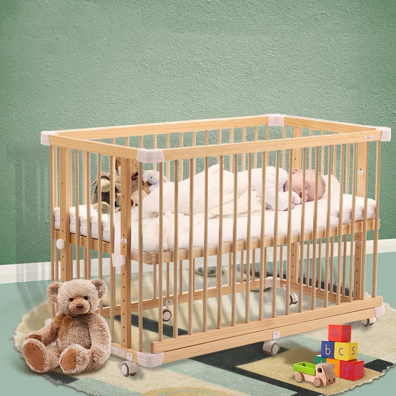 Solid Wood Newborn Crib