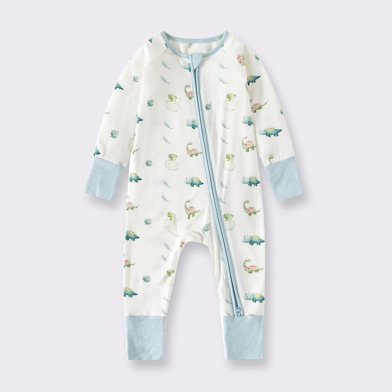 Long Sleeve Zipper Baby Jumpsuits
