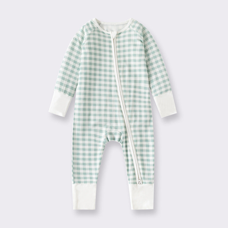 Long Sleeve Zipper Baby Jumpsuits