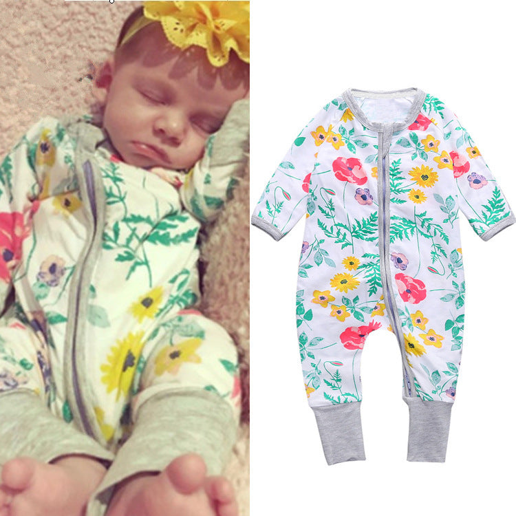 Bamboo Leaf Print Baby Cloth