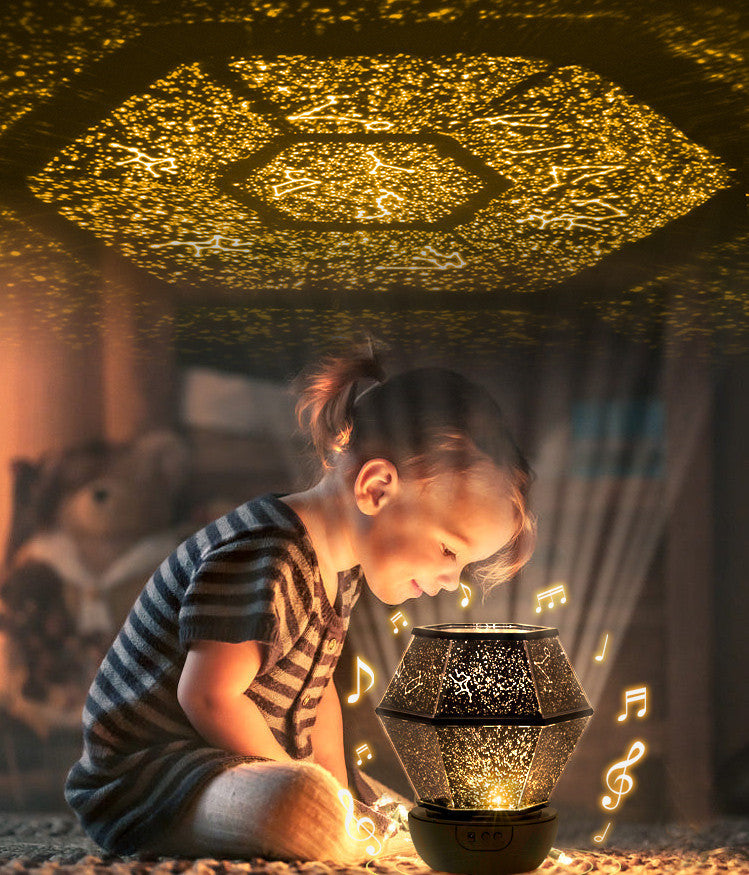 Rotating Stars Night Lights