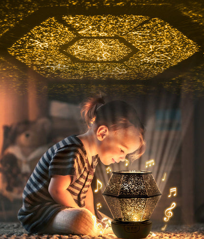 Rotating Stars Night Lights