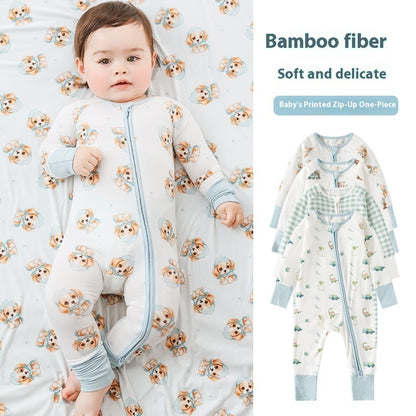 Long Sleeve Zipper Baby Jumpsuits