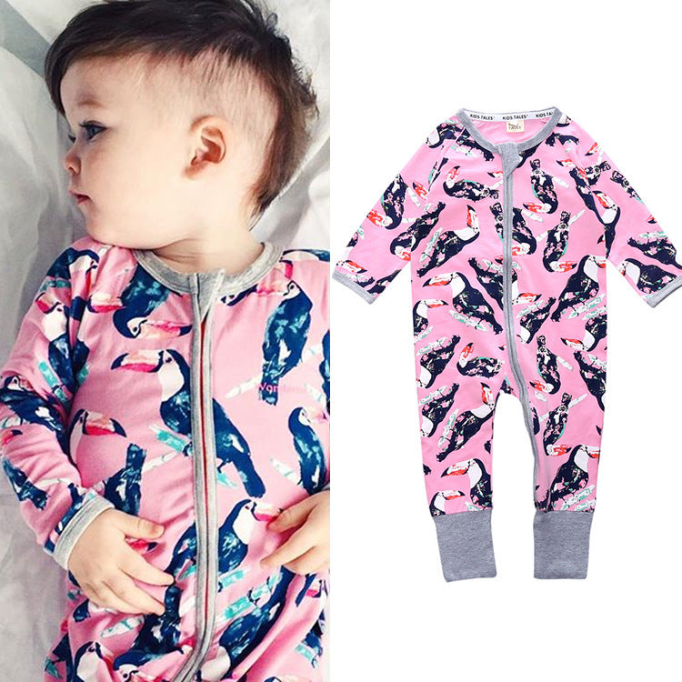 Bamboo Leaf Print Baby Cloth