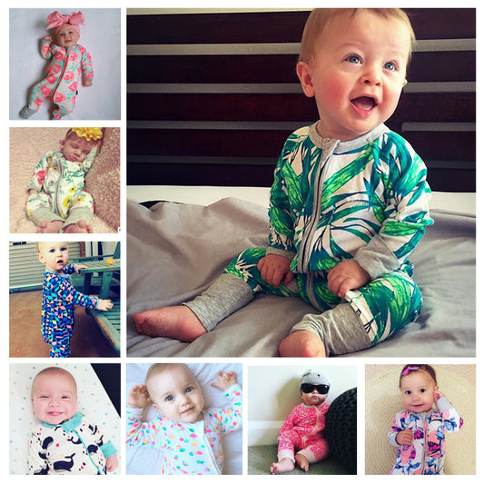 Bamboo Leaf Print Baby Cloth