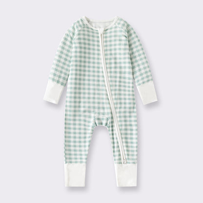 Long Sleeve Zipper Baby Jumpsuits